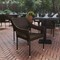 Flash Furniture Espresso PE Rattan Wicker Patio Dining Chair, 4PK 4-TT-TT02-ESP-GG - alternate 8